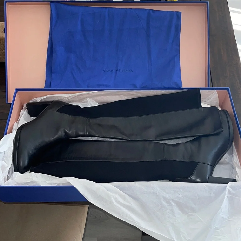 STUART WEITZMAN LOW JACK BOOTS - Picture 3 of 16
